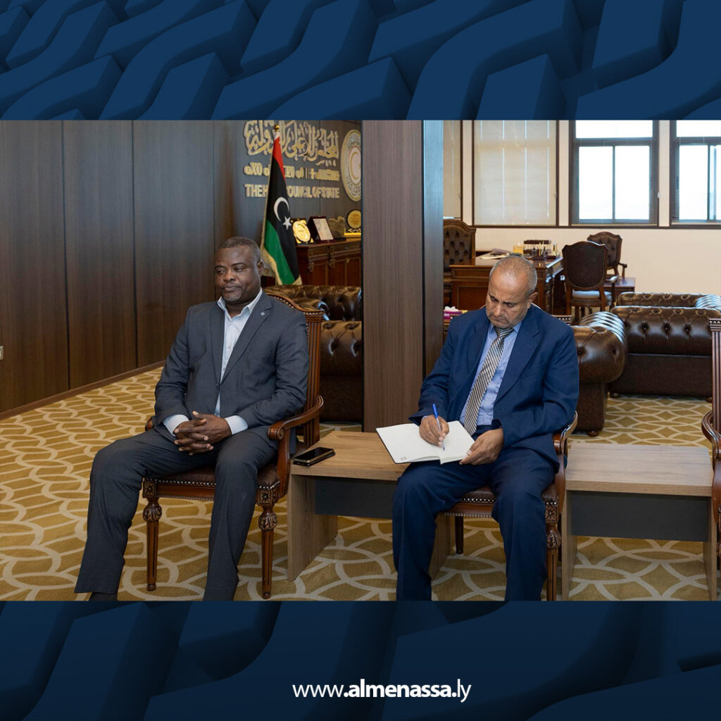 تكالة يبحث مع سفير غانا تعزيز العلاقات الثنائية بين البلدين 1 extra Recovered 2