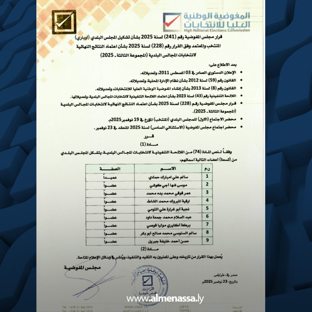 extra Recovered 3.jpg16 3 المفوضية تنهي انتخابات عمداء 16 مجلسا بلديا