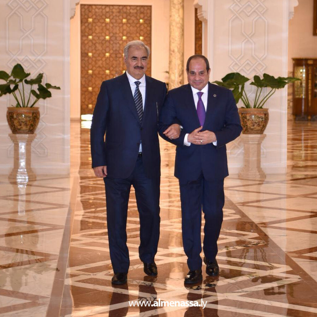 Extra 01 5 السيسي يستقبل القائد العام ويثمن على الدور المحوري للقيادة العامة