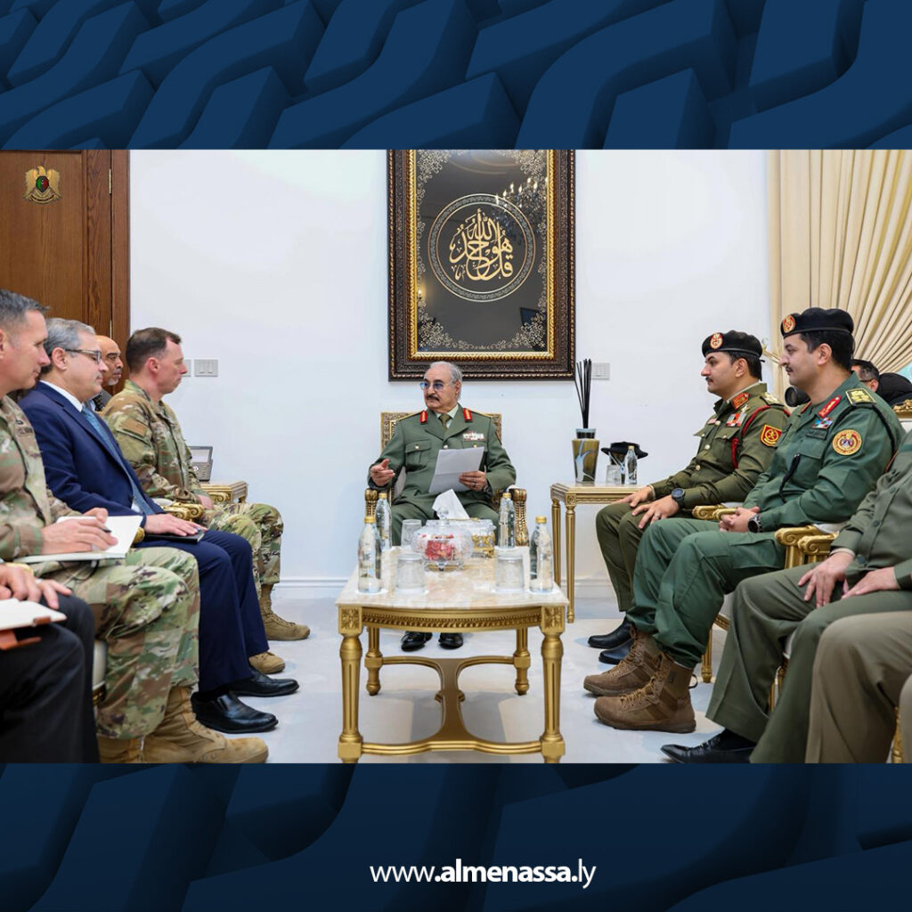 Extra 1.jpg11111 1 القائد العام المشير خليفة حفتر يستقبل قائد القيادة العسكرية الأمريكية في أفريقيا "أفريكوم"