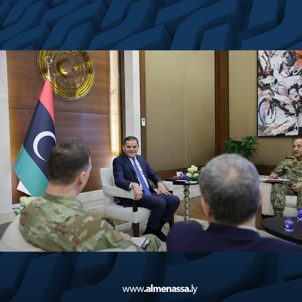 Extra 1.jpg3 1 الدبيبة يبحث مع قائد أفريكوم تطوير التعاون العسكري وبرامج بناء القدرات