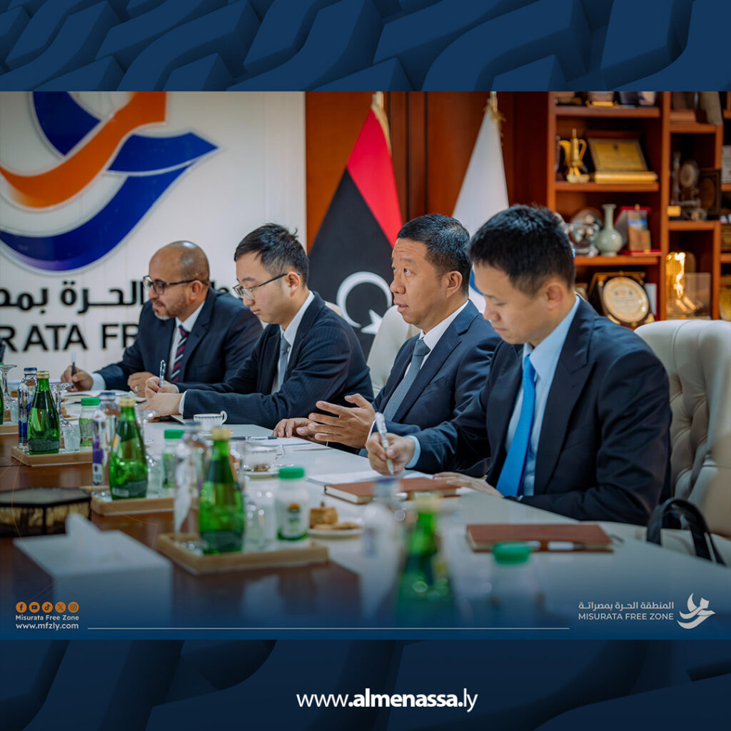 Extra 105.jpg3 105 المنطقة الحرة مصراتة تبحث فرص الاستثمار مع القائم بأعمال السفارة الصينية