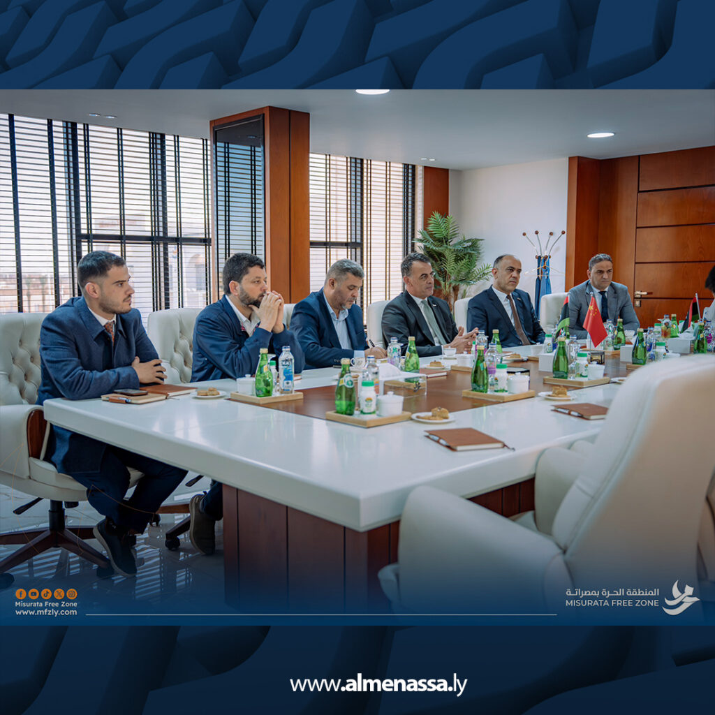 Extra 122.jpg2 122 المنطقة الحرة مصراتة تبحث فرص الاستثمار مع القائم بأعمال السفارة الصينية