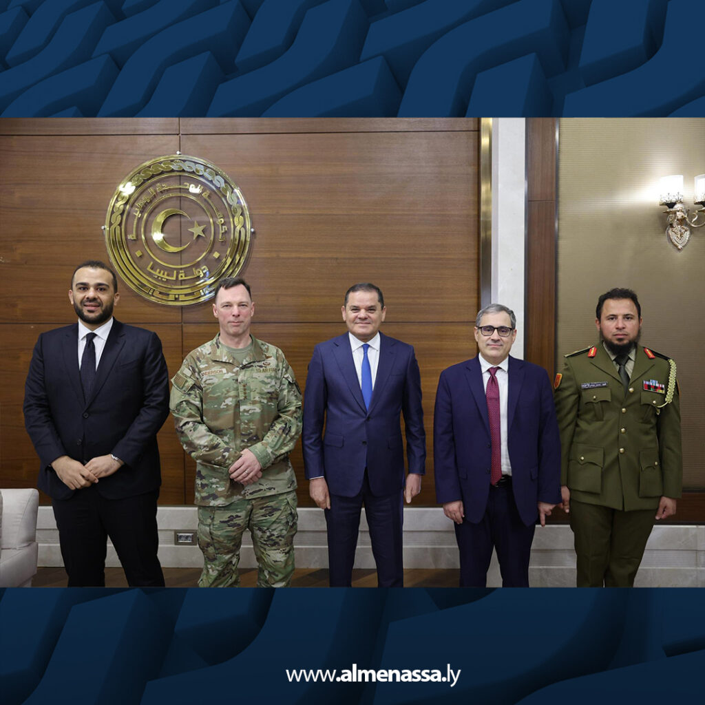 Extra 14 الدبيبة يبحث مع قائد أفريكوم تطوير التعاون العسكري وبرامج بناء القدرات