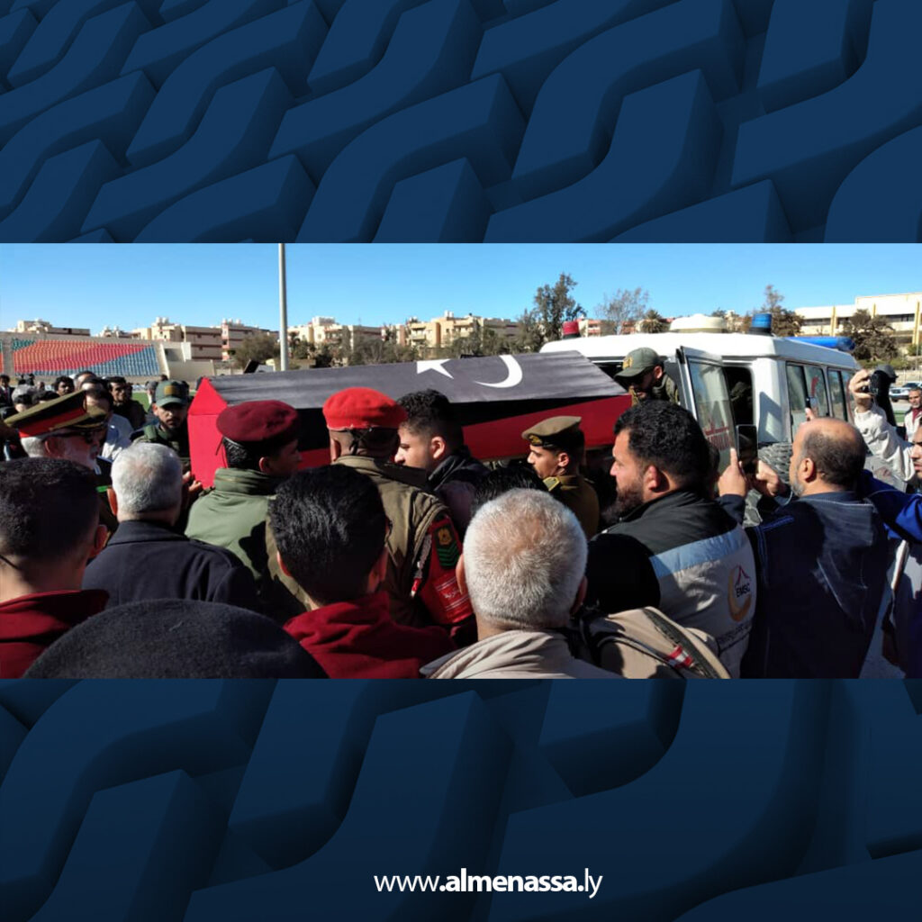 Extra 148.jpg2 148 غريان تشيع اللواء محمود جمعة القطيوي في جنازة رسمية وتؤبن روحه