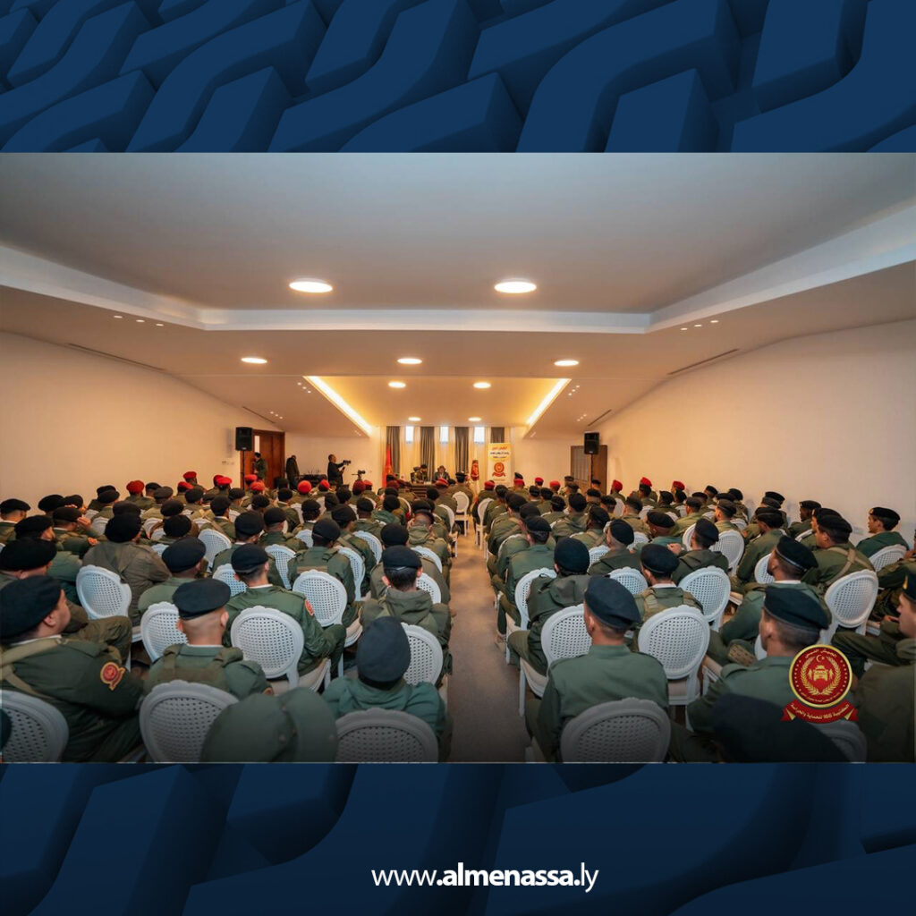 Extra 16 الكتيبة 166 للحماية والحراسة تنظم محاضرة عن المخاطر التي تهدد العسكريين وأدوات مواجهتها