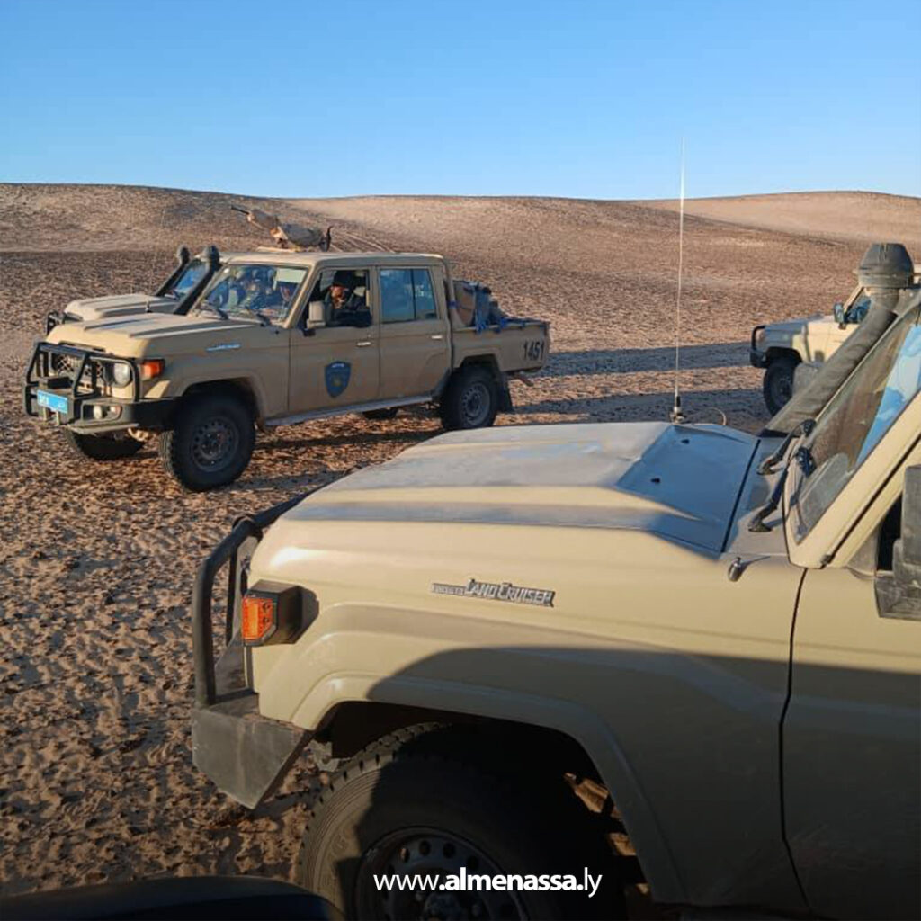 Extra 37.jpg2 37 إدارة الدوريات الصحراوية تكثف عمليات تمشيط الحدود مع مصر لمكافحة الهجرة