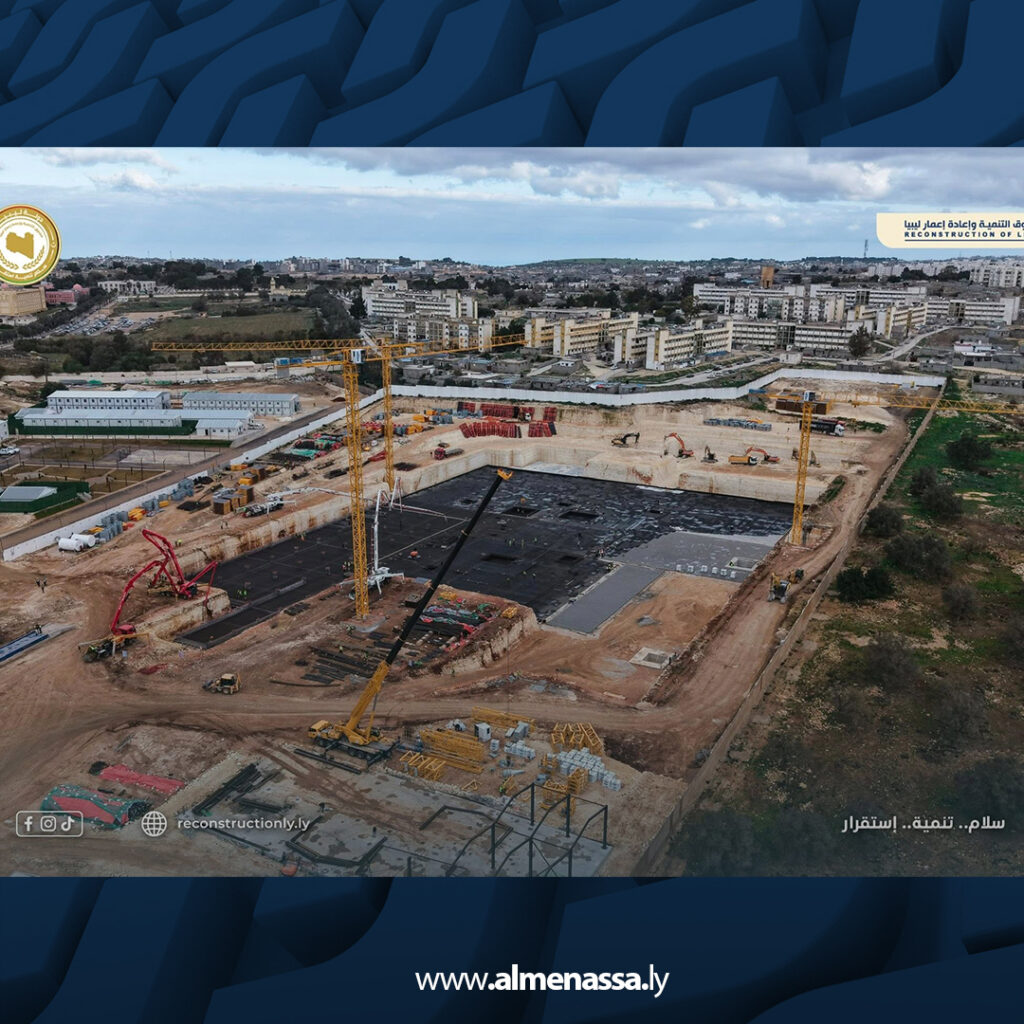 Extra 392 تسارع وتيرة العمل بمشروع مستشفى البيضاء العام والأورام