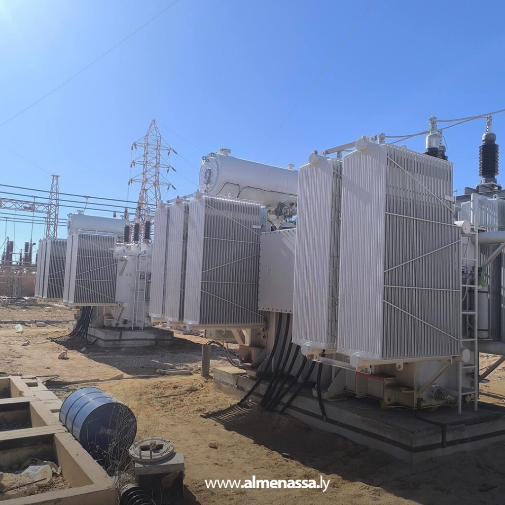 Extra 396 الشركة العامة للكهرباء تعلن تشغيل وشحن محطة نالوت الجديدة بالكامل