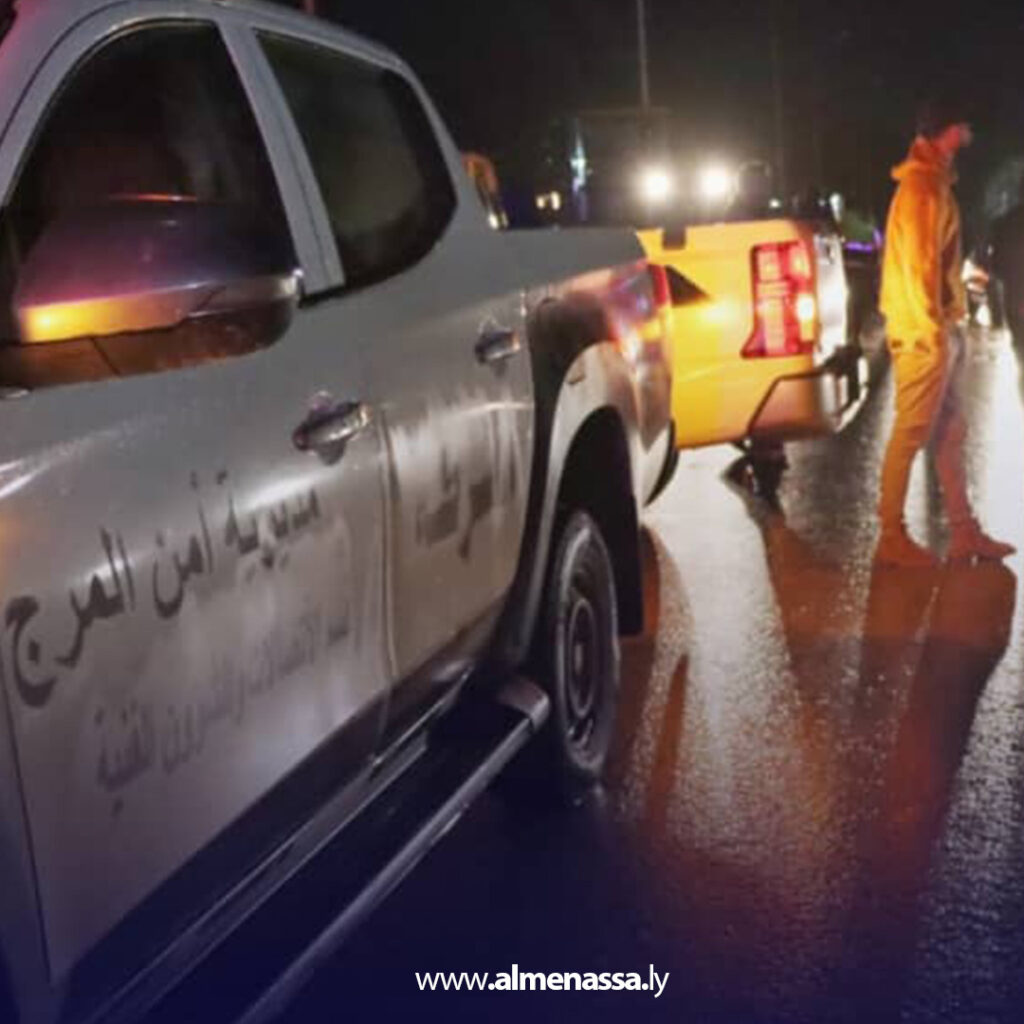 Extra 40.jpg1 40 أمطار غزيرة تربك الحركة في المرج وفرق الطوارئ والأمن تتدخل لفتح المسارات