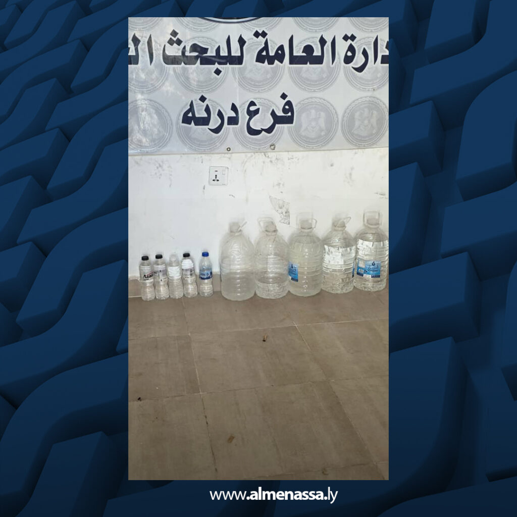 Extra 69.jpg2 69 ضبط مروج خمور بشيحا في درنة بعد عملية تتبع دقيقة