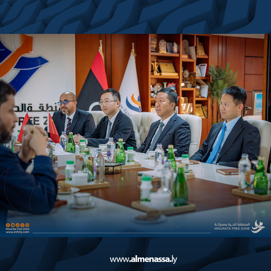 Extra 91.jpg4 91 المنطقة الحرة مصراتة تبحث فرص الاستثمار مع القائم بأعمال السفارة الصينية