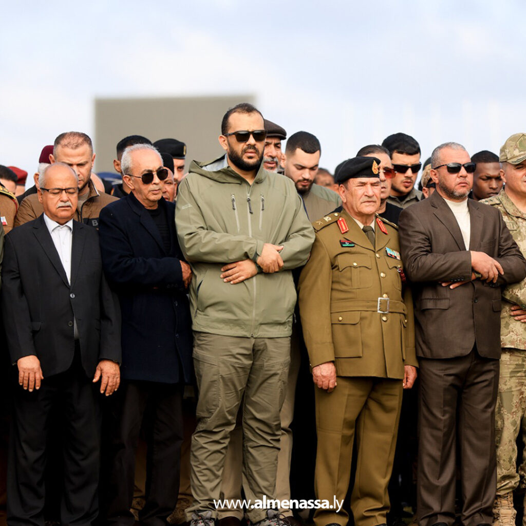 Extra 94.jpg111 94 جنازة مهيبة لرئيس الأركان ومرافقيه في المدينة الرياضية بمصراتة
