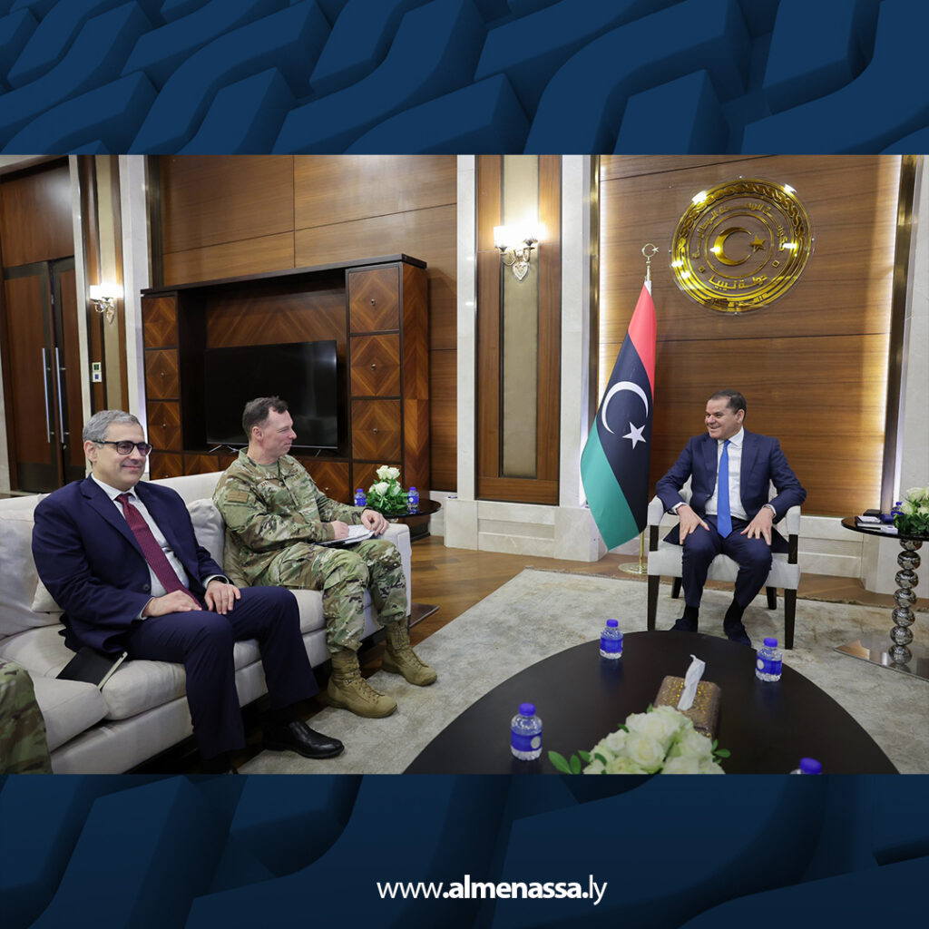 Extra.jpg4 الدبيبة يبحث مع قائد أفريكوم تطوير التعاون العسكري وبرامج بناء القدرات