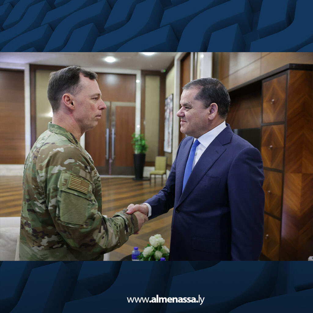 Extra.jpg5 الدبيبة يبحث مع قائد أفريكوم تطوير التعاون العسكري وبرامج بناء القدرات