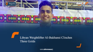 Libyan Weightlifter Al-Bukhansi Clinches Three Golds