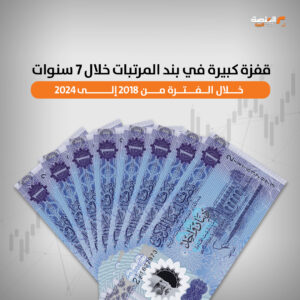 قفزة كبيرة في بند المرتبات خلال 7 سنوات