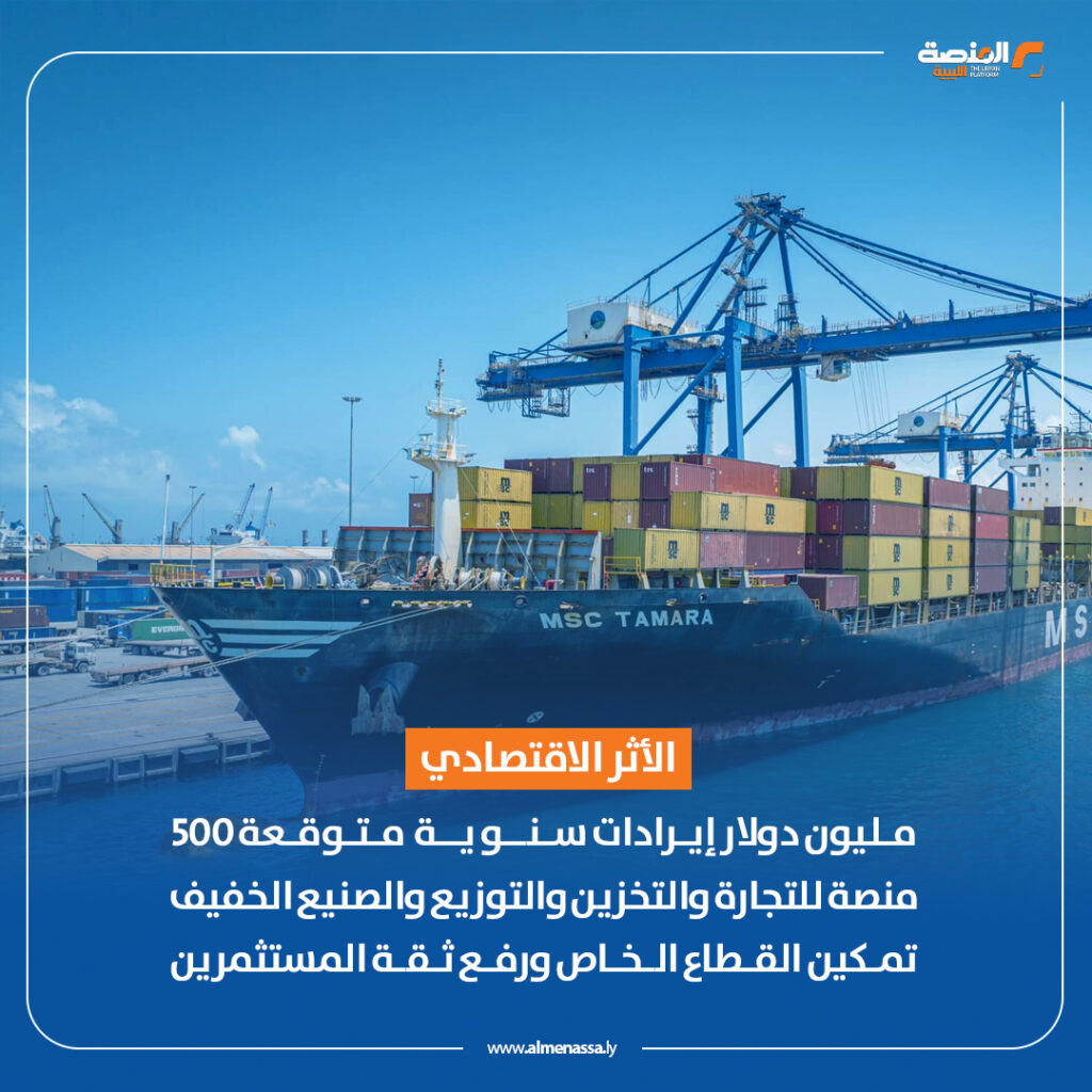 مشروع تطوير ميناء المنطقة الحرة مصراتة الهدف الاستراتيجي 4 ملايين حاوية سنويًا 2 مشروع تطوير ميناء المنطقة الحرة مصراتة الهدف الاستراتيجي 4 ملايين حاوية سنويًا