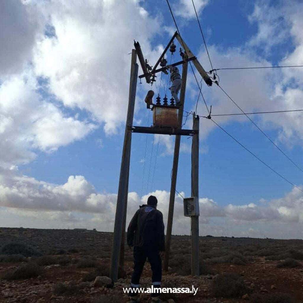 Extra 101 شركة الكهرباء: إعادة التيار لأجزاء من مدينة درنة بعد أعمال صيانة