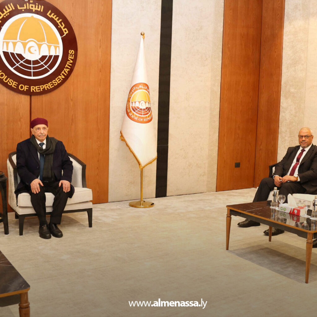 Extra 200 رئيس مجلس النواب يلتقي القائم بأعمال السفارة الأمريكية لدى ليبيا
