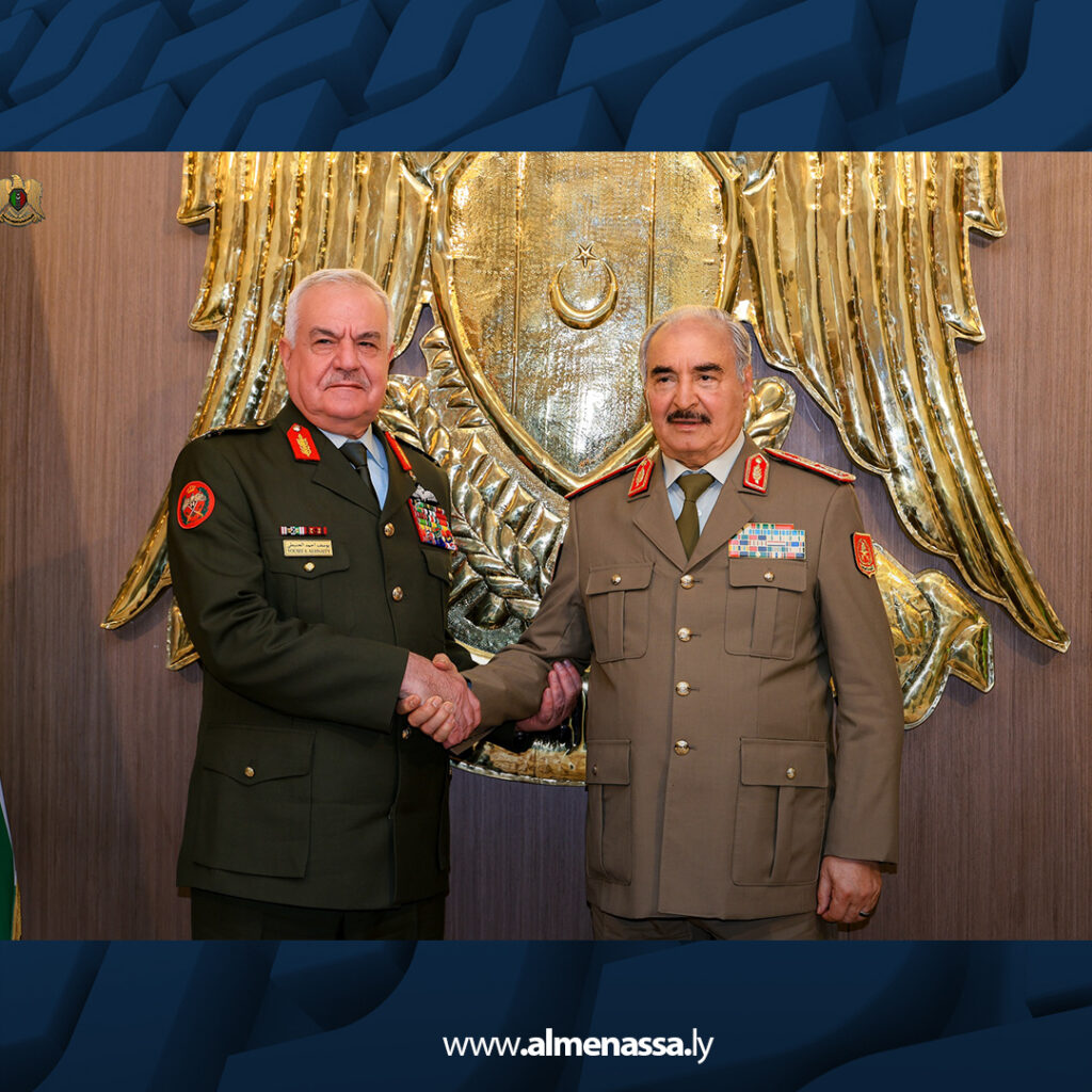 Extra 3.jpg20 3 القائد العام يستقبل وفدا رفيع المستوى من المملكة الأردنية الهاشمية