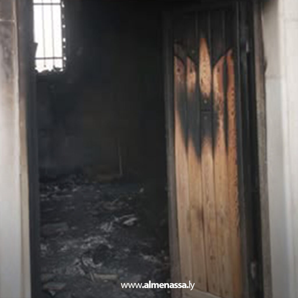 الحرس المؤسسي بمجمع القرآن الكريم يُدين حرق خلوة الإمام الحطّاب في تاجوراء ويحذر من نمط إجرامي متكرر