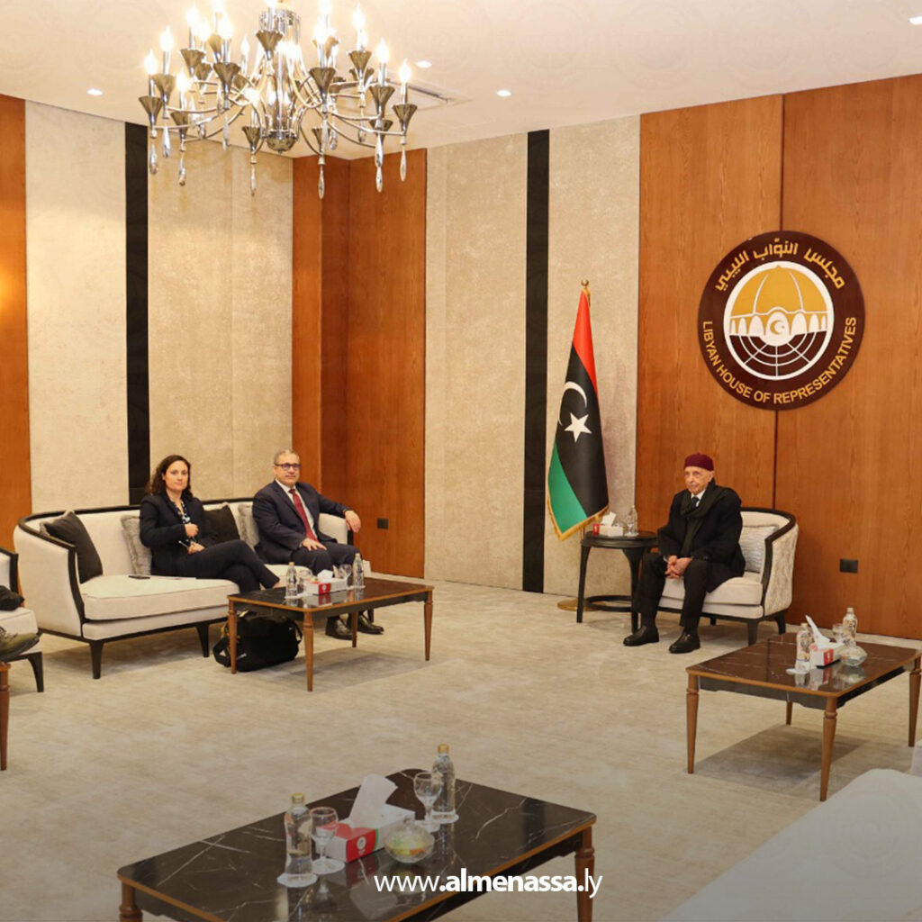 Extra 93.jpg1 93 رئيس مجلس النواب يلتقي القائم بأعمال السفارة الأمريكية لدى ليبيا