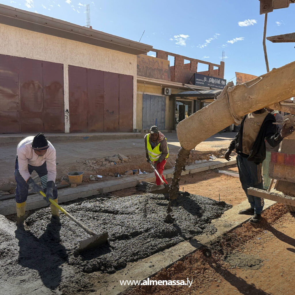 Extra 1.jpg12 1 مشروع طريق براك سبها: تقدم ملحوظ في الرصف بطول 14 كيلومترًا