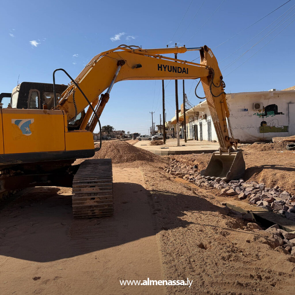 Extra 1.jpg13 1 مشروع طريق براك سبها: تقدم ملحوظ في الرصف بطول 14 كيلومترًا