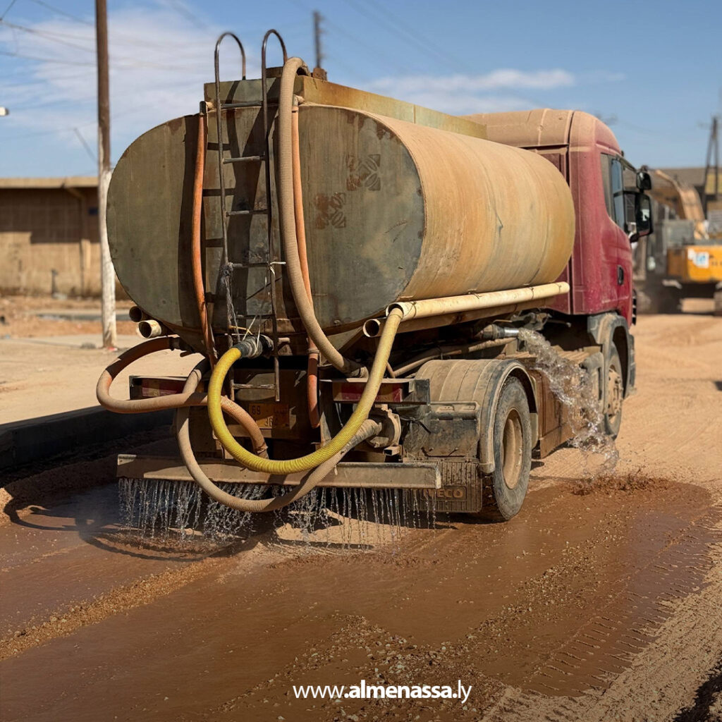 Extra 1.jpg15 1 مشروع طريق براك سبها: تقدم ملحوظ في الرصف بطول 14 كيلومترًا