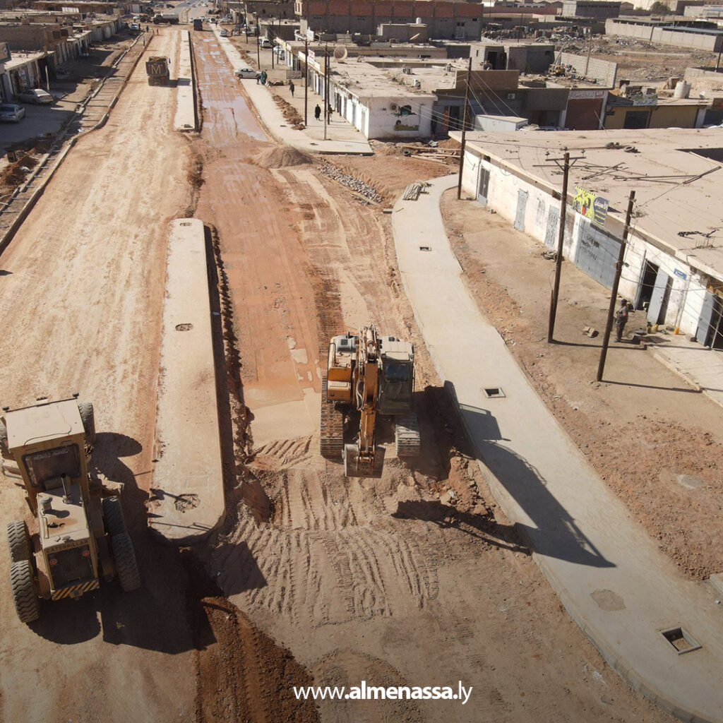 Extra 1.jpg21 1 مشروع طريق براك سبها: تقدم ملحوظ في الرصف بطول 14 كيلومترًا