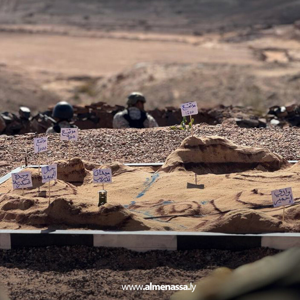 Extra 1.jpg3 1 التميمي يحضر تمرينًا تعبويًا بالذخيرة الحية للطلبة والضباط الليبيين في الأردن