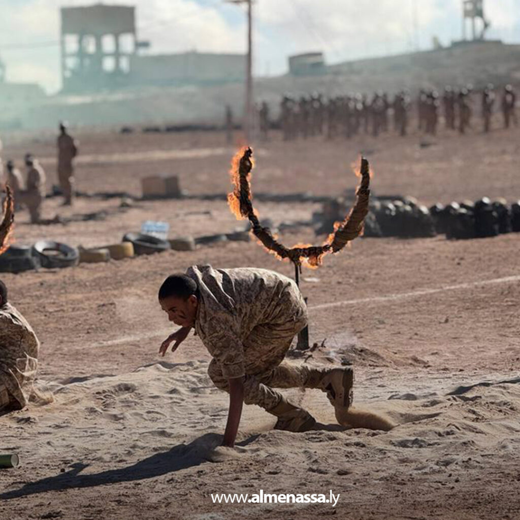 Extra 1.jpg4 1 التميمي يحضر تمرينًا تعبويًا بالذخيرة الحية للطلبة والضباط الليبيين في الأردن