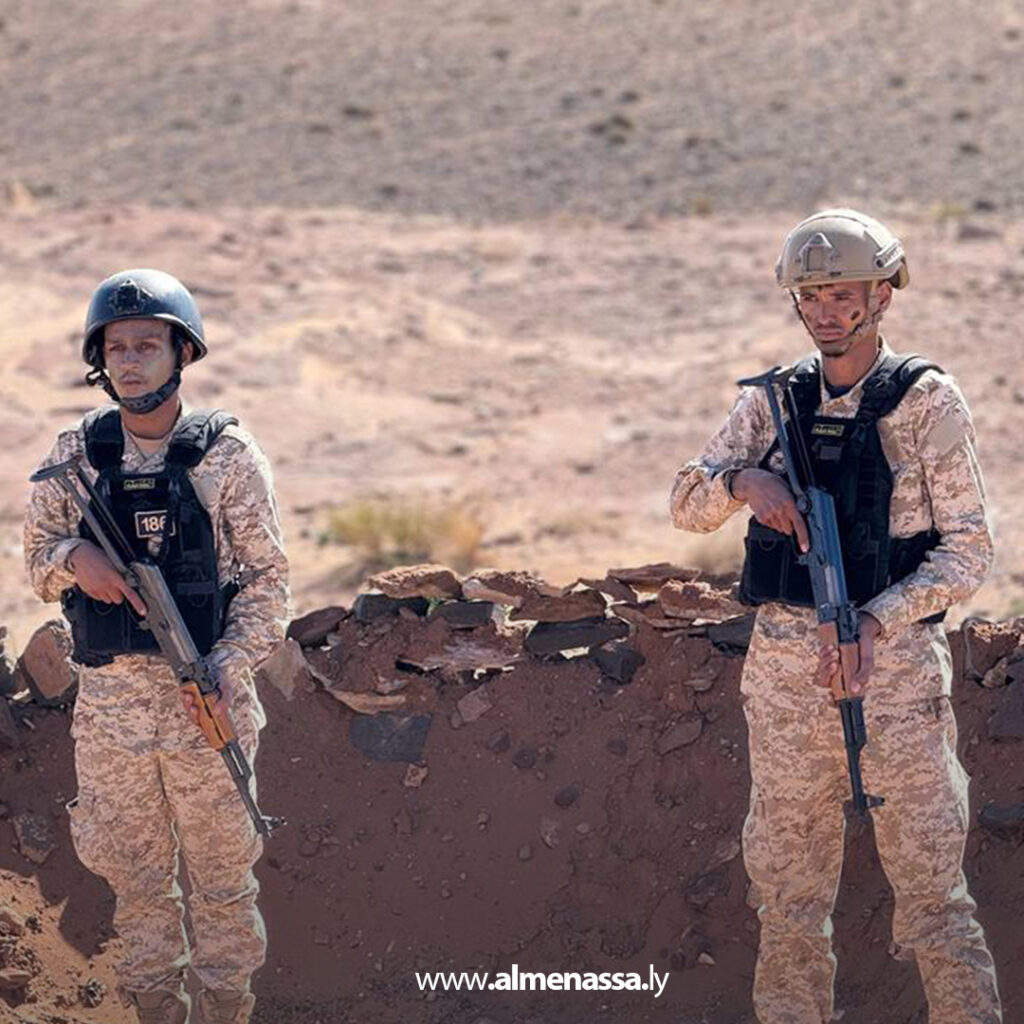 Extra 1.jpg5 1 التميمي يحضر تمرينًا تعبويًا بالذخيرة الحية للطلبة والضباط الليبيين في الأردن