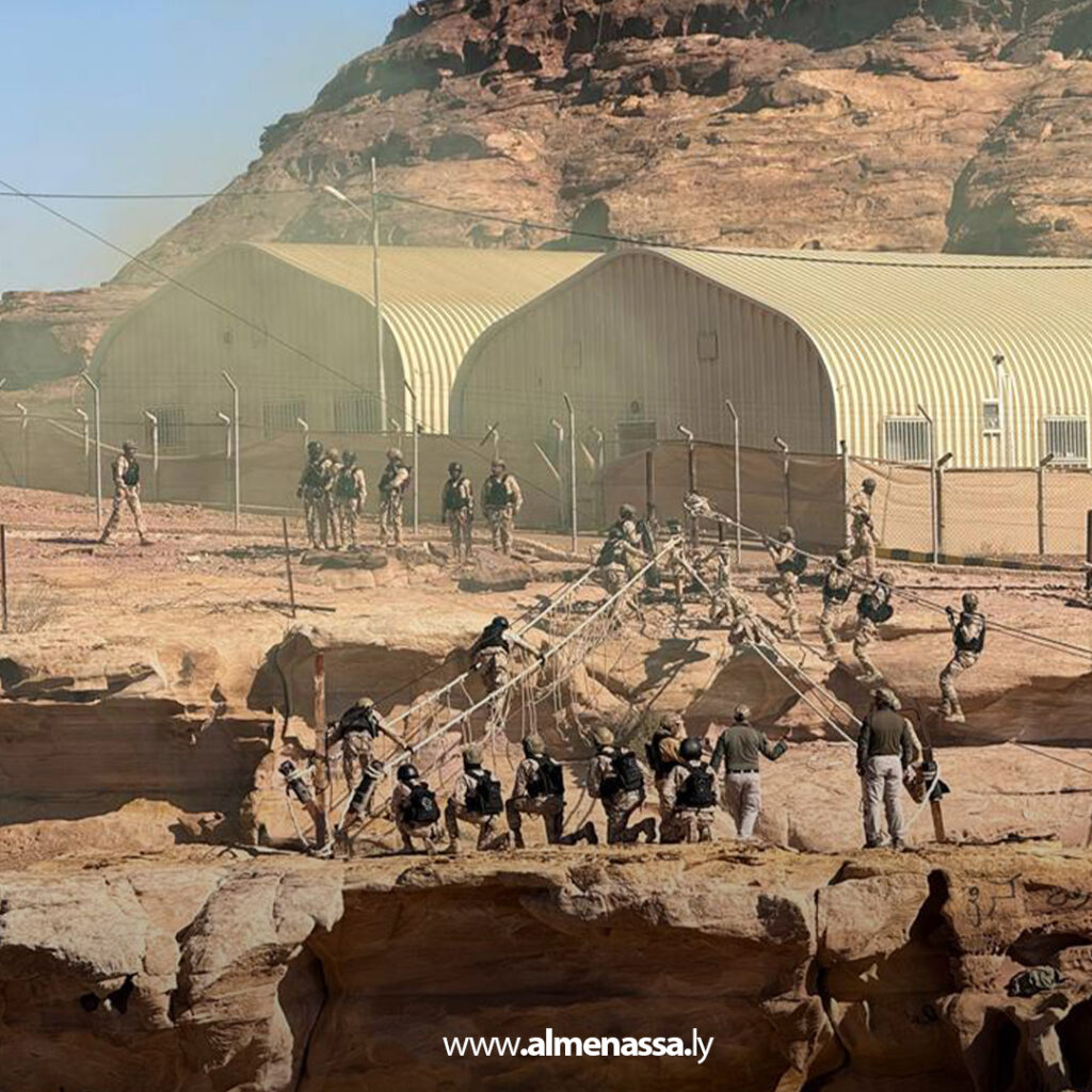 Extra 1.jpg6 1 التميمي يحضر تمرينًا تعبويًا بالذخيرة الحية للطلبة والضباط الليبيين في الأردن