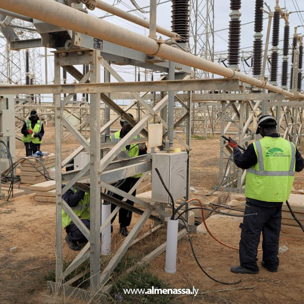 Extra 22.jpg1 22 شركة الكهرباء: تواصل العمل بمحطة تحويل الهيرة 220 ك.ف