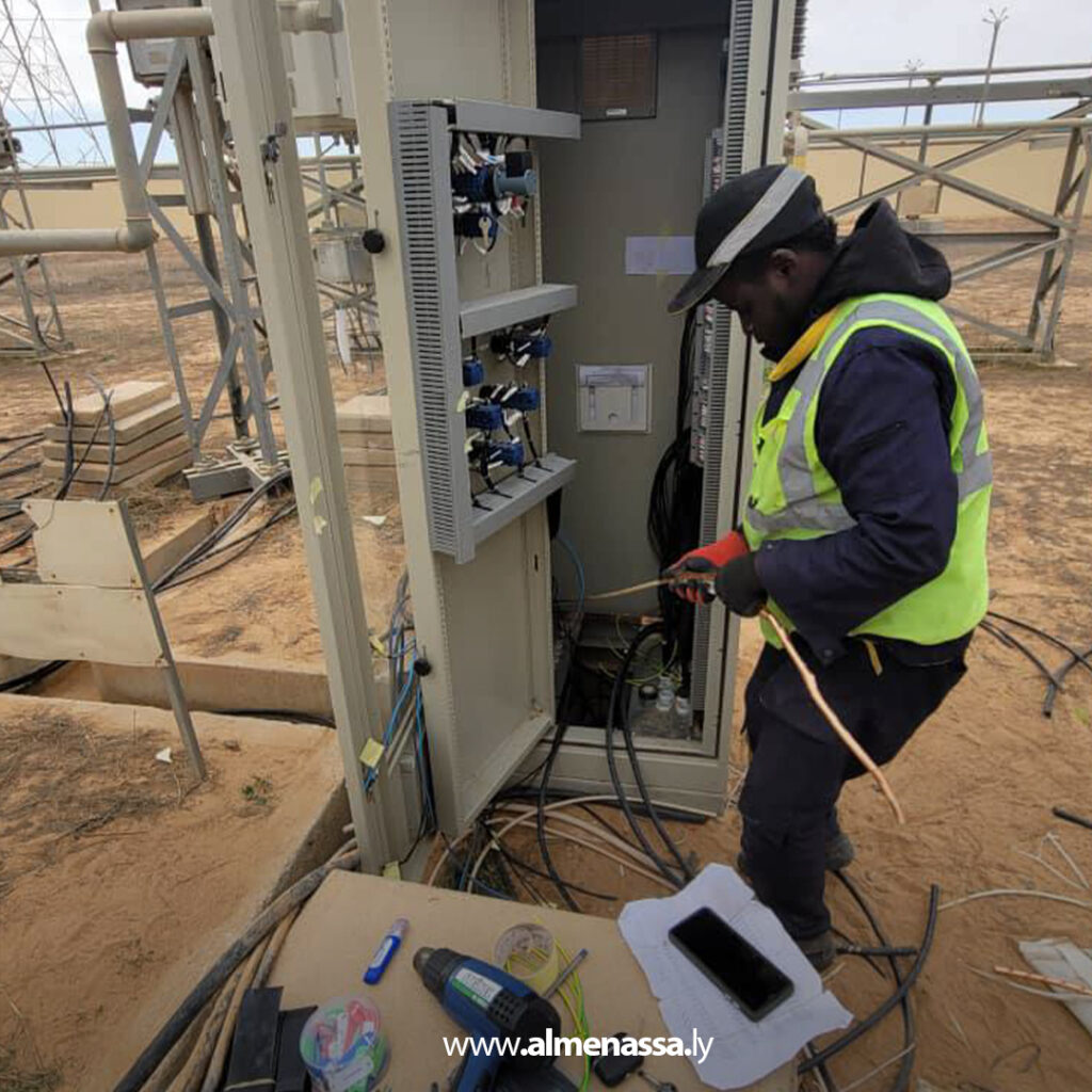 Extra 33 شركة الكهرباء: تواصل العمل بمحطة تحويل الهيرة 220 ك.ف