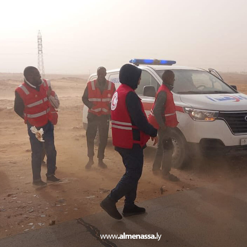 Extra 39.jpg1 39 الهلال الأحمر الليبي يستجيب للتقلبات الجوية في وادي الشاطئ