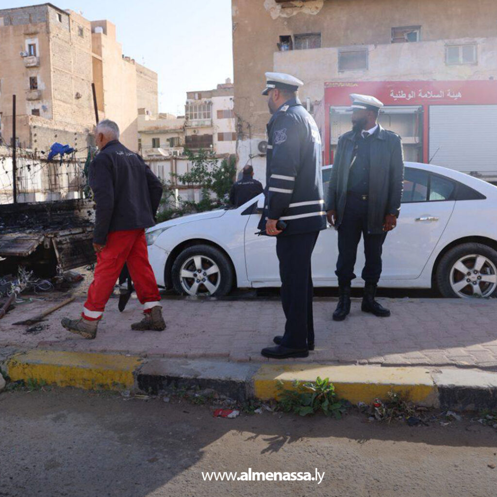 Extra 47 مديرية أمن طرابلس تعلن السيطرة على حريق مركبة بميدان السويحلي