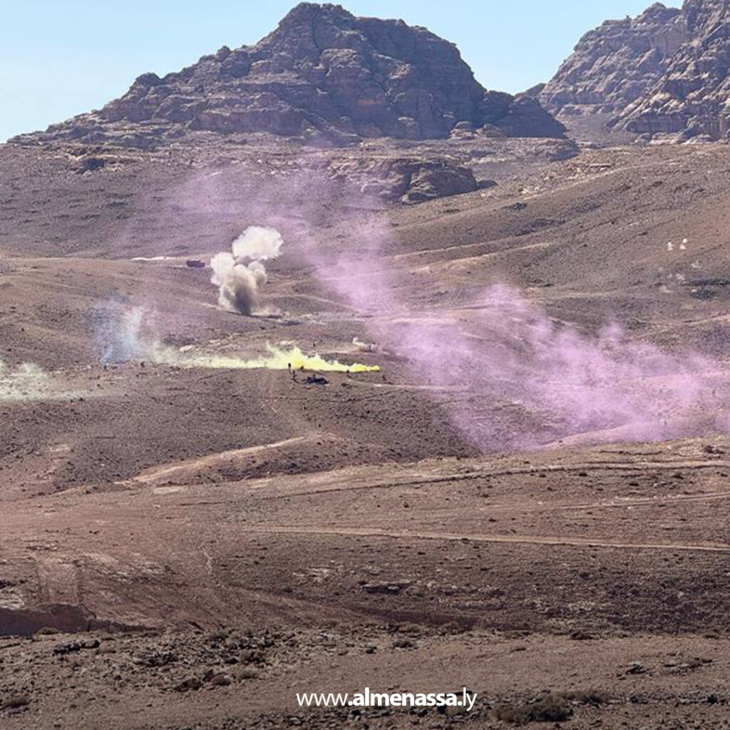 Extra .jpg13 التميمي يحضر تمرينًا تعبويًا بالذخيرة الحية للطلبة والضباط الليبيين في الأردن