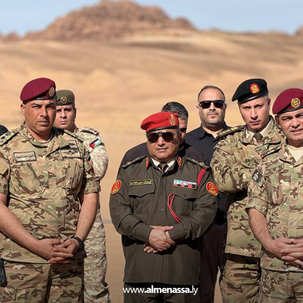 Extra .jpg14 التميمي يحضر تمرينًا تعبويًا بالذخيرة الحية للطلبة والضباط الليبيين في الأردن