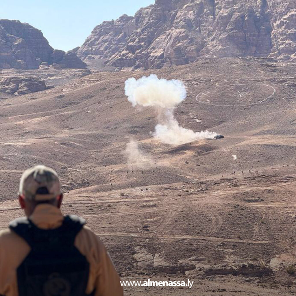 Extra .jpg15 التميمي يحضر تمرينًا تعبويًا بالذخيرة الحية للطلبة والضباط الليبيين في الأردن