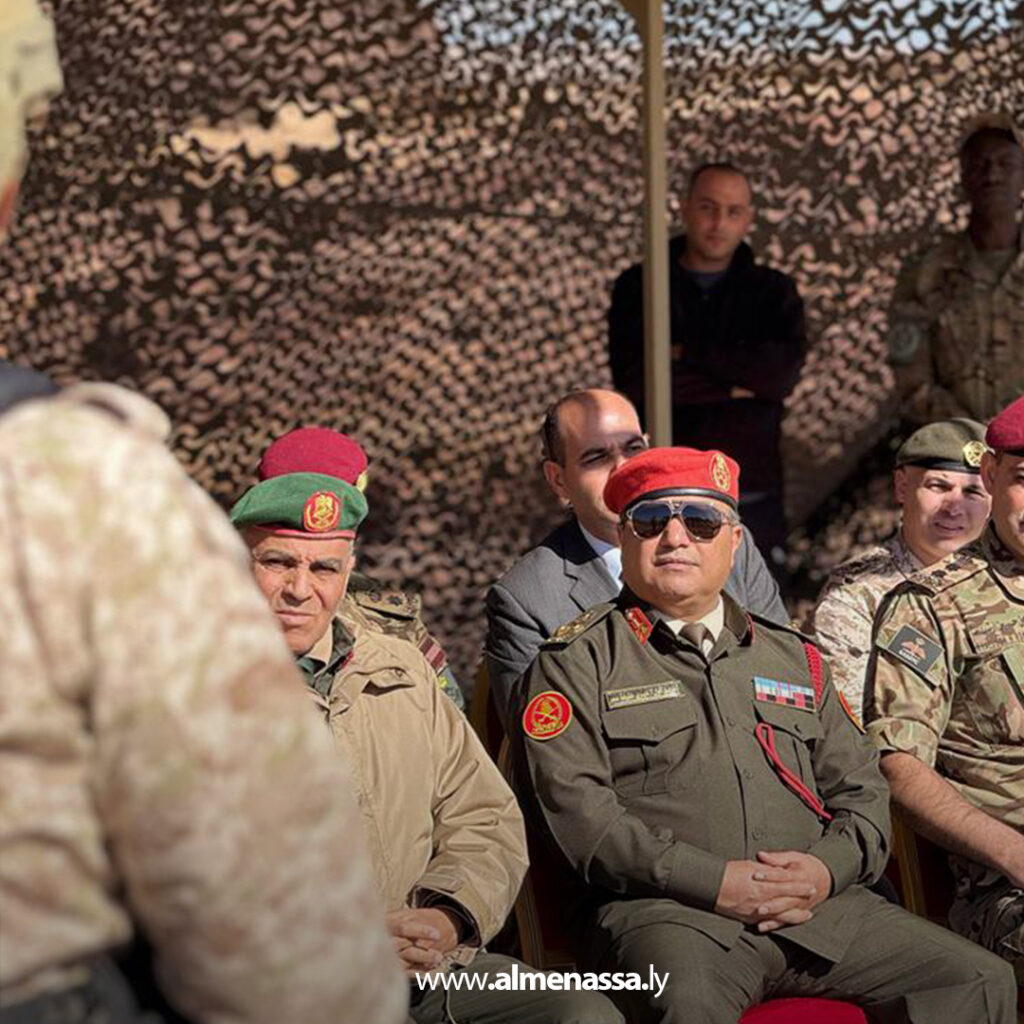 Extra .jpg22 التميمي يحضر تمرينًا تعبويًا بالذخيرة الحية للطلبة والضباط الليبيين في الأردن