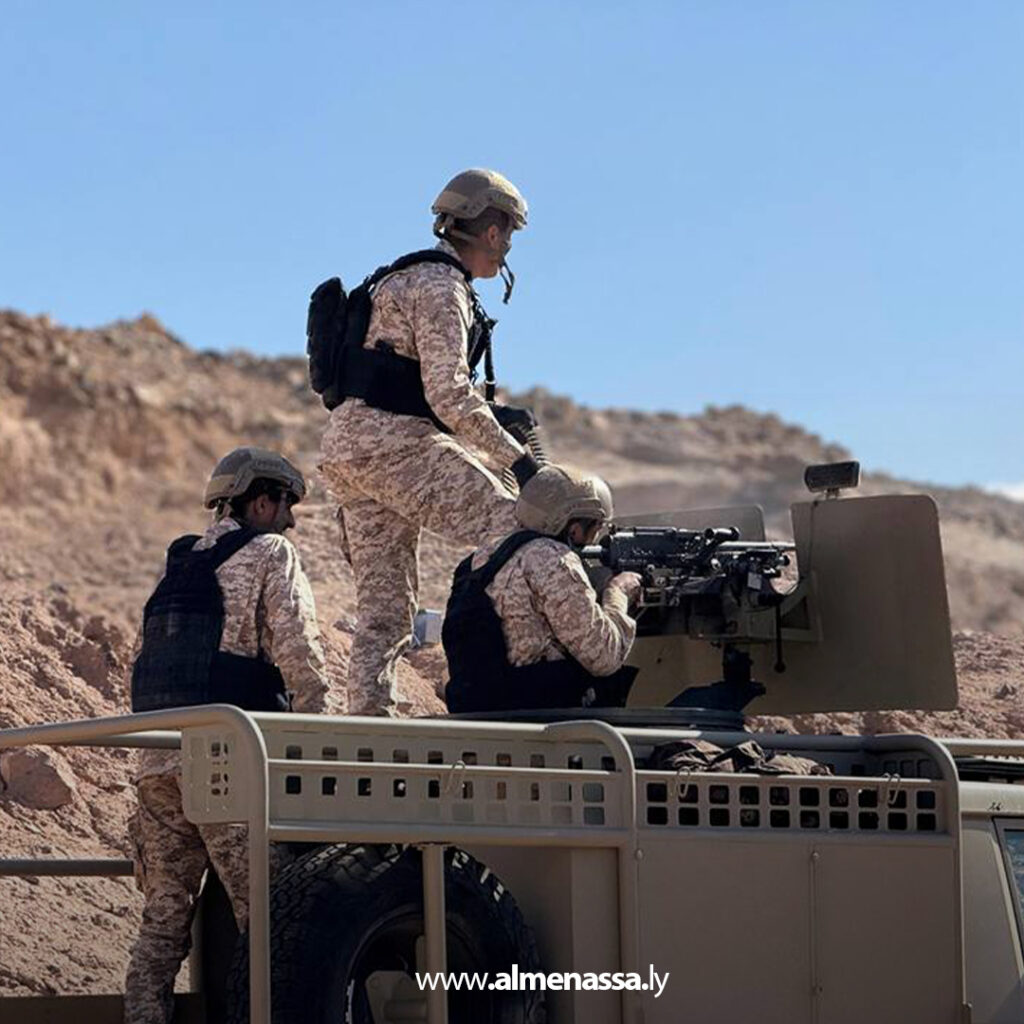 Extra .jpg26 التميمي يحضر تمرينًا تعبويًا بالذخيرة الحية للطلبة والضباط الليبيين في الأردن