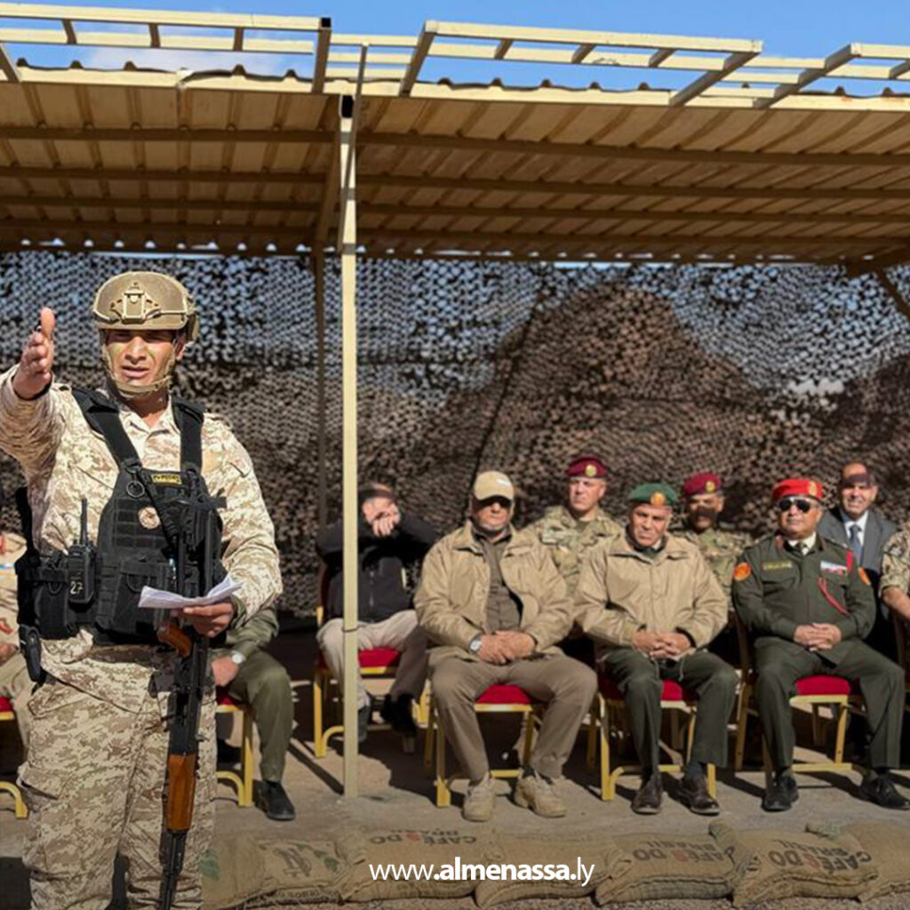 Extra .jpg9 التميمي يحضر تمرينًا تعبويًا بالذخيرة الحية للطلبة والضباط الليبيين في الأردن