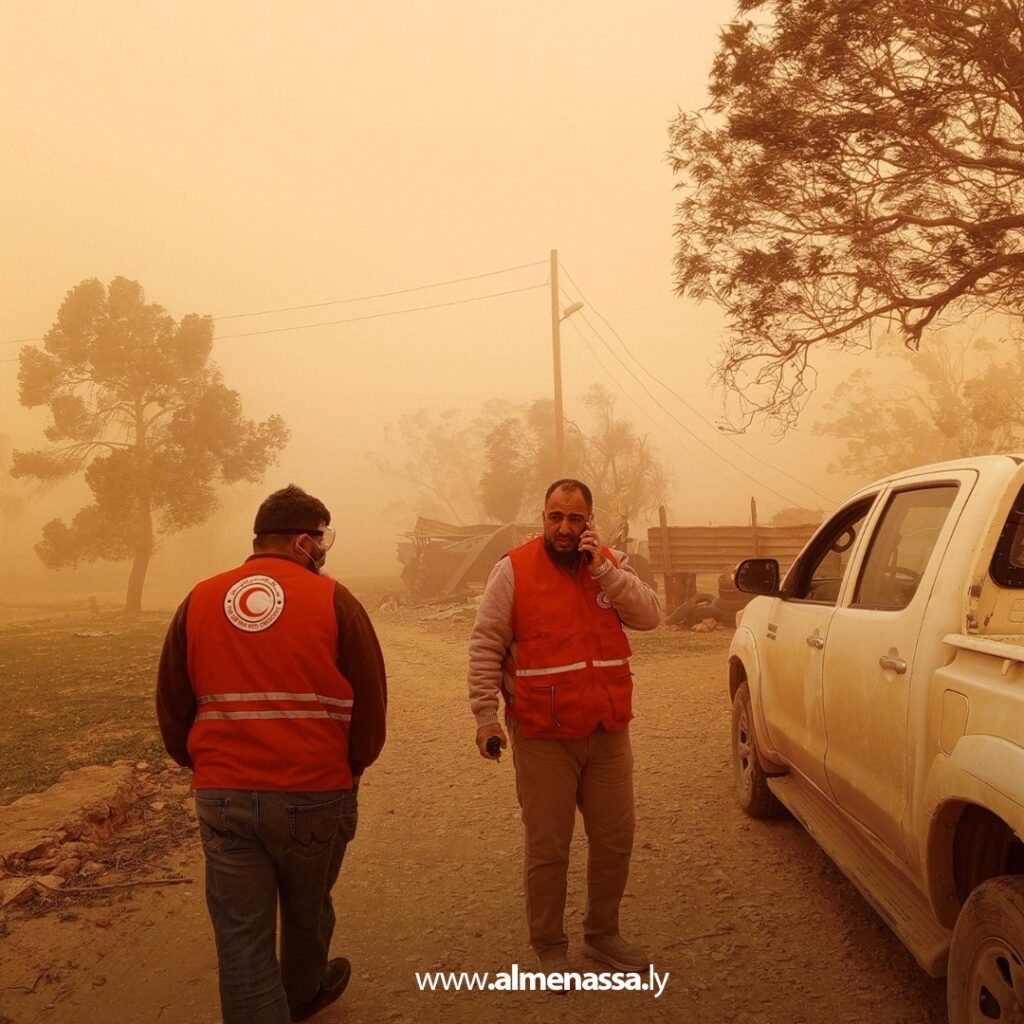 WhatsApp Image 2026 01 20 at 1.25.25 PM 4 الهلال الأحمر الليبي ينفذ سلسلة أنشطة لمواجهة آثار التقلبات الجوية