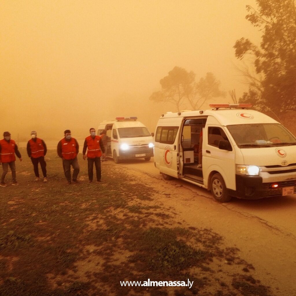 WhatsApp Image 2026 01 20 at 1.25.25 PM 7 الهلال الأحمر الليبي ينفذ سلسلة أنشطة لمواجهة آثار التقلبات الجوية
