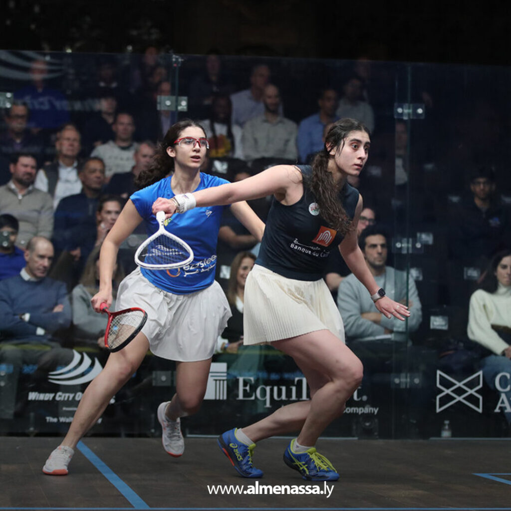 المصريان مصطفى عسل ونور الشربيني يتوجان بلقب ويندي سيتي المفتوحة للإسكواش 1 Extra 140