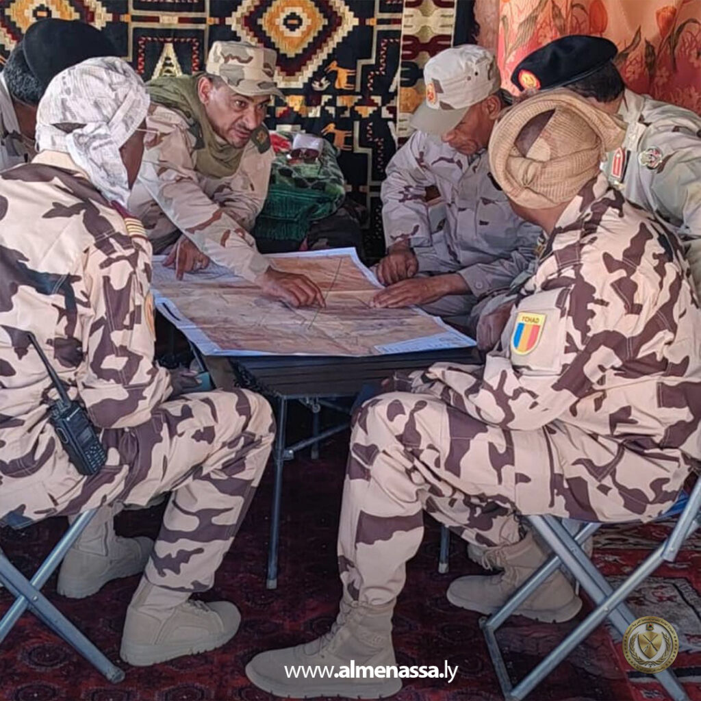 اجتماع بين القوات المسلحة الليبية والتشادية عند النقطة 35 لتفعيل آلية عمل مشتركة بين القيادات 12 Extra 16.jpg12 16