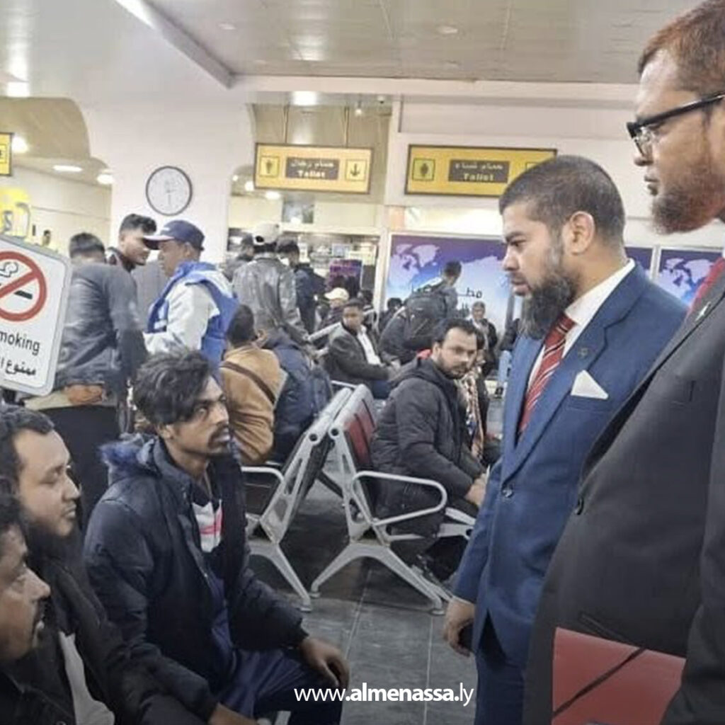 Extra 176.jpg1 176 عودة 175 مهاجرًا بنغلاديشيًا من بنغازي إلى دكا عبر رحلة طوعية بدعم السفارة ومنظمة الهجرة الدولية